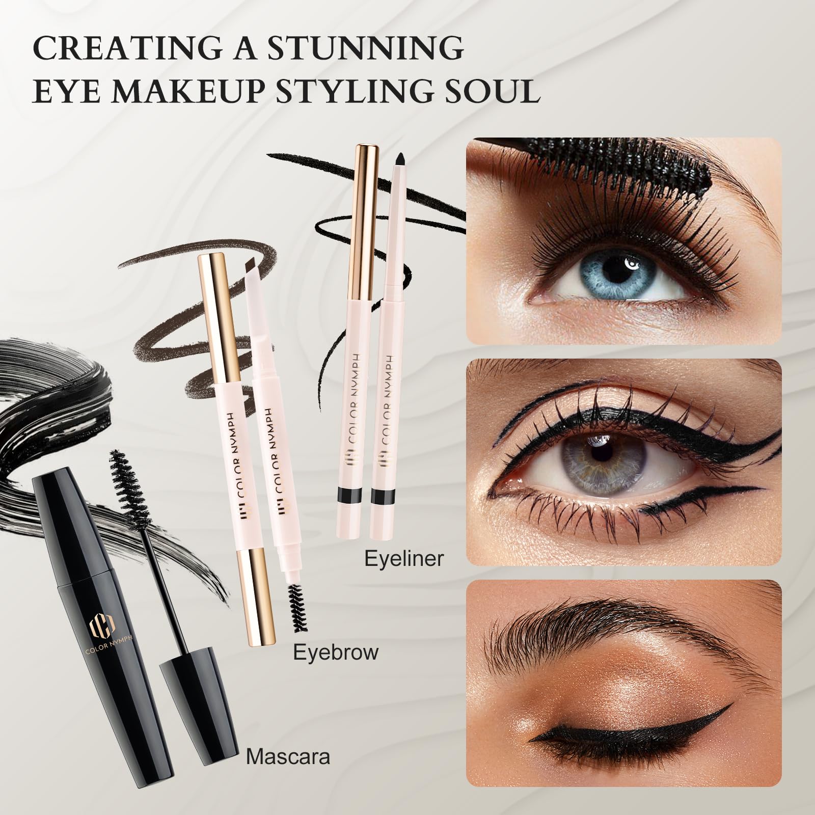 Color Nymph Professional Makeup Set for Teens & Women – Train Case Included