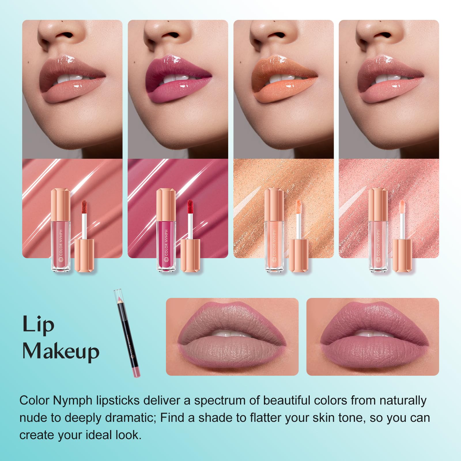 Color Nymph All In One Makeup Kit – 36 Colors, Travel Case, Beginner Friendly