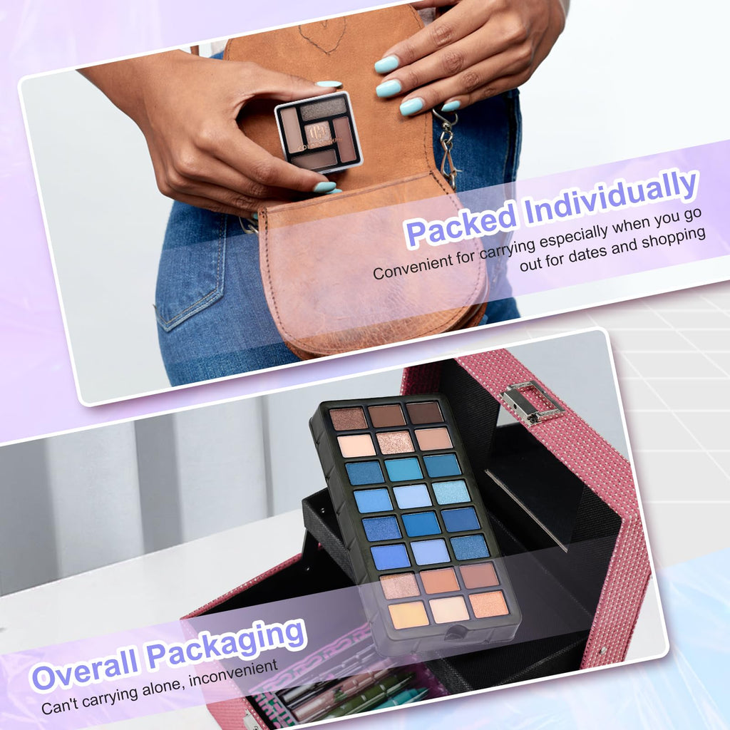 Color Nymph Makeup Kit for Women & Teens – 35 Color Eyeshadows, Lip Gloss, Brushes, Travel Case