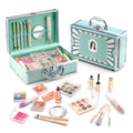 Color Nymph All In One Makeup Kit for Girls – Beginner 18-Color Set in Green Case