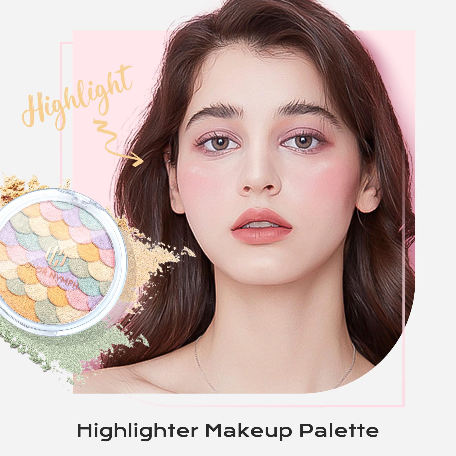 Color Nymph Powder Blush & Highlighter Set | Mermaid-Inspired, Vegan & Cruelty-Free