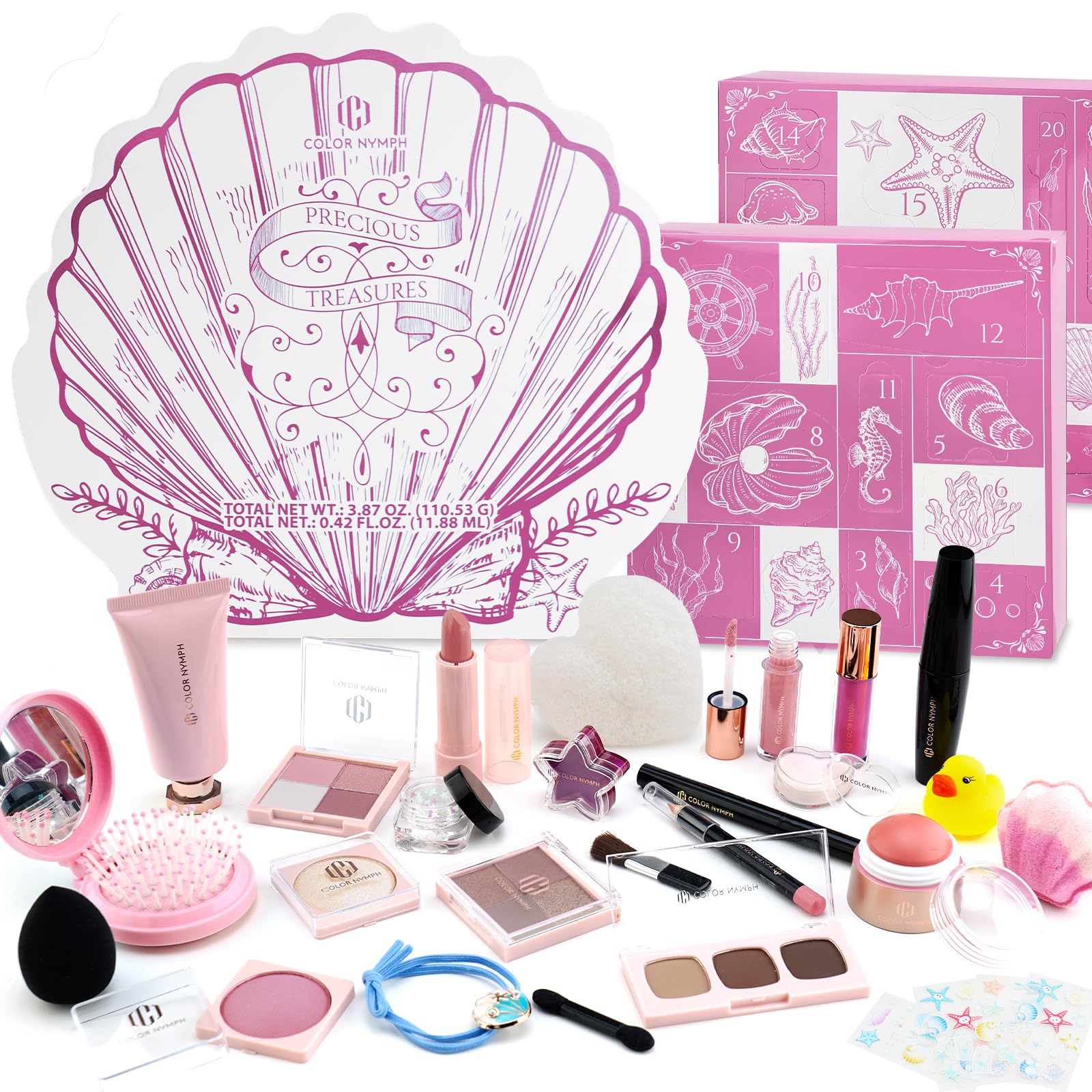 Color Nymph Makeup Advent Calendar 2025 – 24 Days of Surprises Gift Set (Pink)