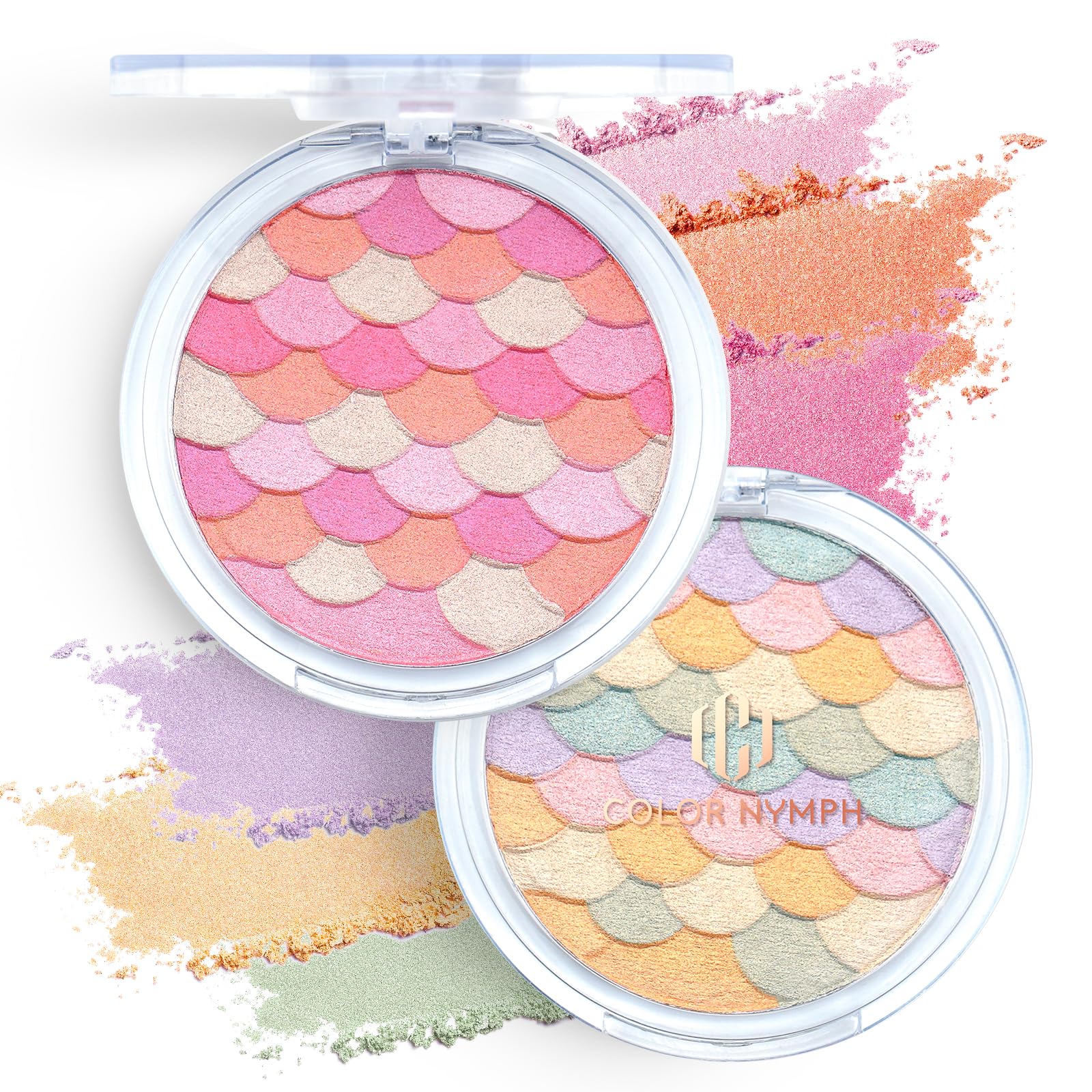 Color Nymph Powder Blush & Highlighter Set | Mermaid-Inspired, Vegan & Cruelty-Free