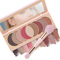 Color Nymph Naked Eyeshadow & Blush Palette Set – Highly Pigmented, Travel-Friendly Face Palette