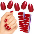 Color Street Beijing Beauty Nail Strips – Creme Finish, Quick Peel, 16 Strips