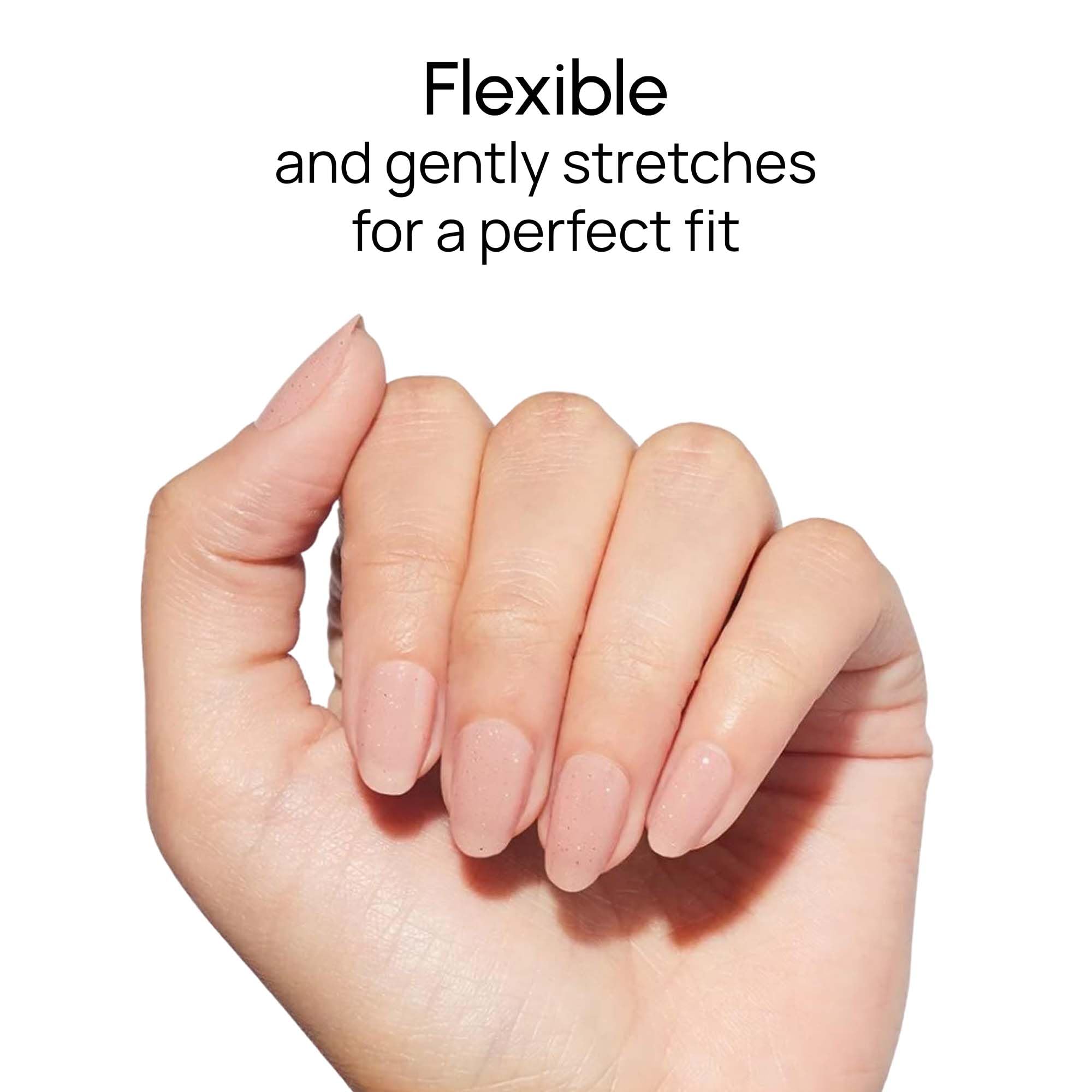 Color Street Vanilla Romance Glitter Nail Strips – No Dry Time, Salon-Quality at Home