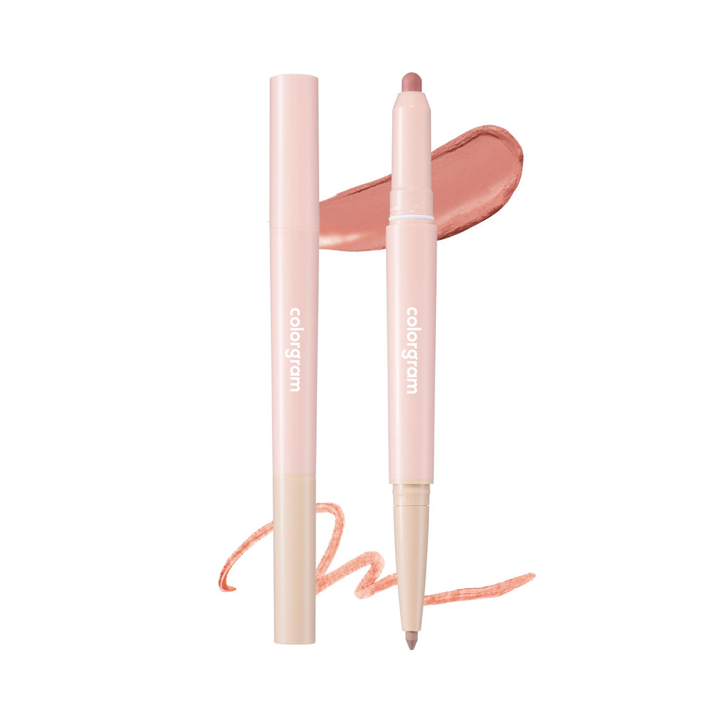 COLORGRAM All In One Over-Lip Maker 03 Peach Beige | Lip Liner & Contour, Matte Finish, Fuller-Look Lips, Waterproof