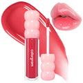 COLORGRAM Fruity Glass Gloss 05 Baby Lychee – Non-Sticky Lip Gloss with Glass Shine