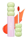 COLORGRAM Fruity Glass Tint 01 Apricot – Long-Lasting, Waterproof Lip Stain | Korean Lip Gloss 0.11 oz