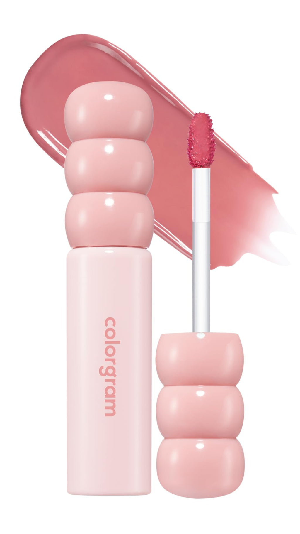 COLORGRAM Fruity Glass Tint 14 Sulky Lychee – Long-Lasting Gloss Lip Tint