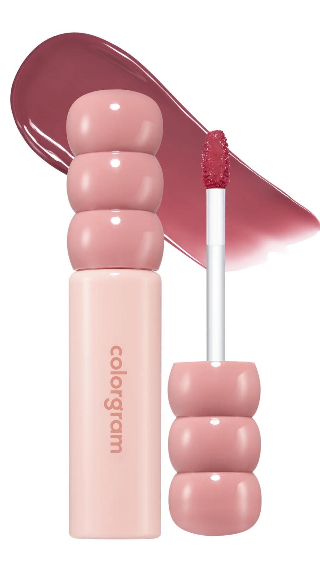 COLORGRAM Fruity Glass Tint 15 Satisfied Fig — Non-Sticky Lip Shine