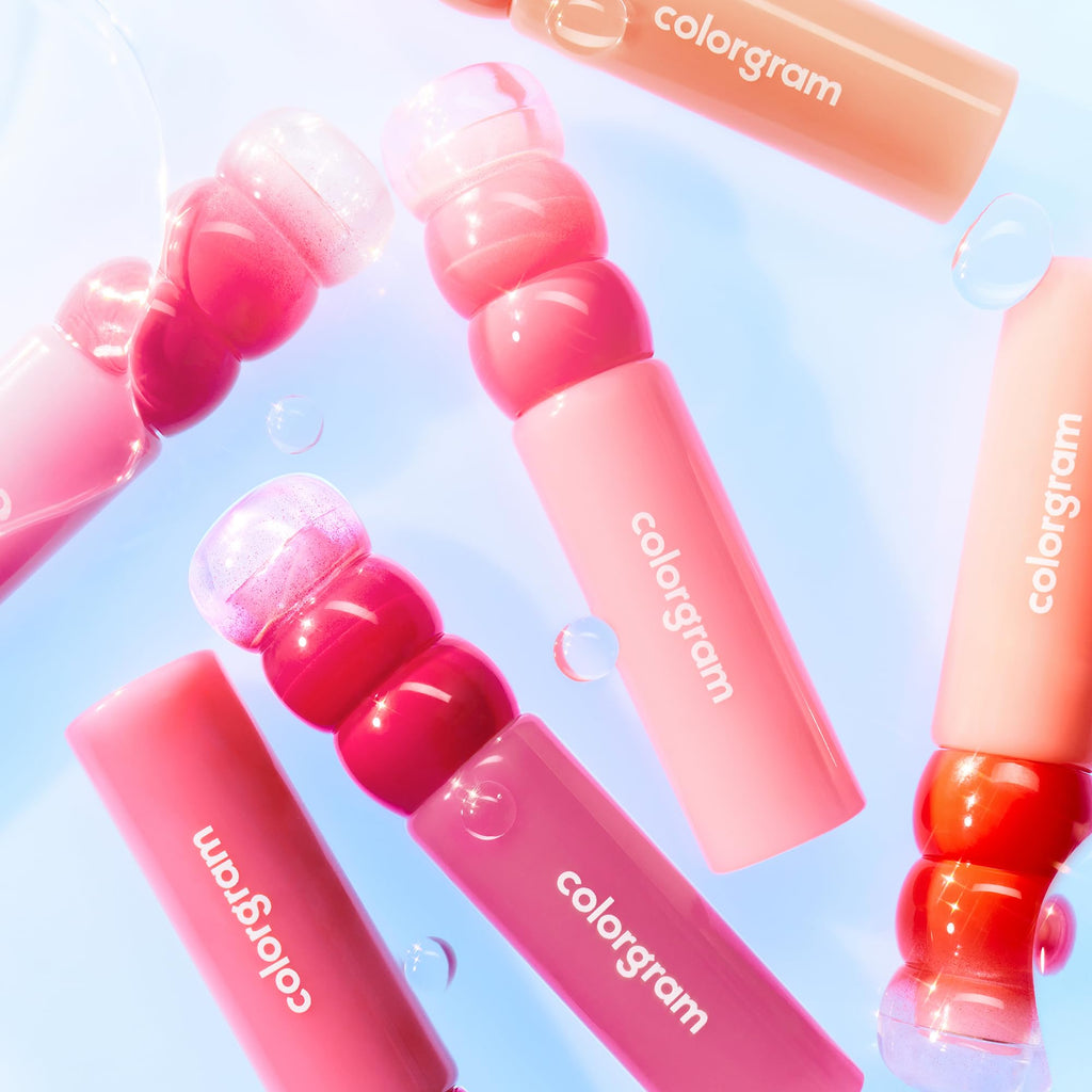 COLORGRAM Fruity Water Tint 02 Bunny Pink – Hydrating, Buildable Lip Tint