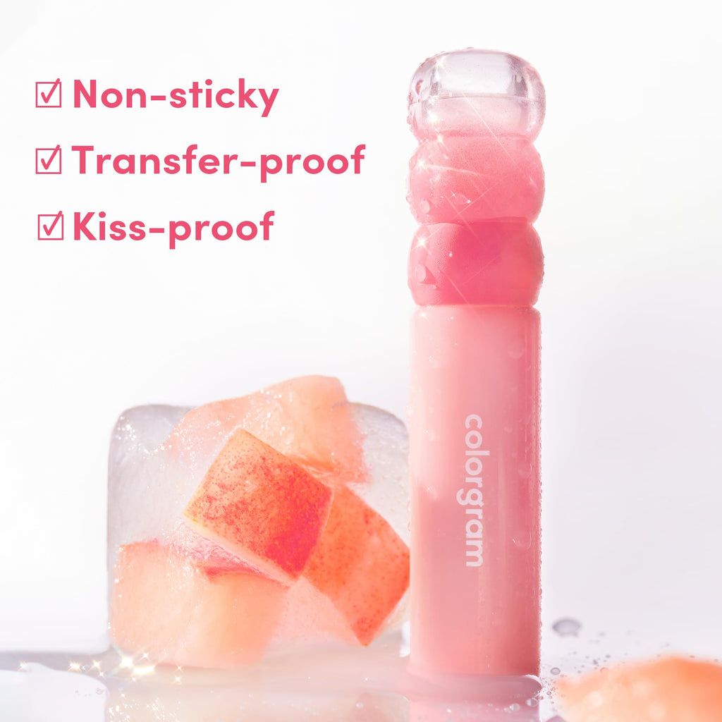 COLORGRAM Fruity Water Tint 02 Bunny Pink – Hydrating, Buildable Lip Tint