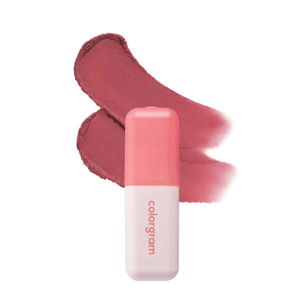 COLORGRAM Nude Blur Tint 06 Lucky Berry – Soft Velvet Matte Lip & Cheek Tint