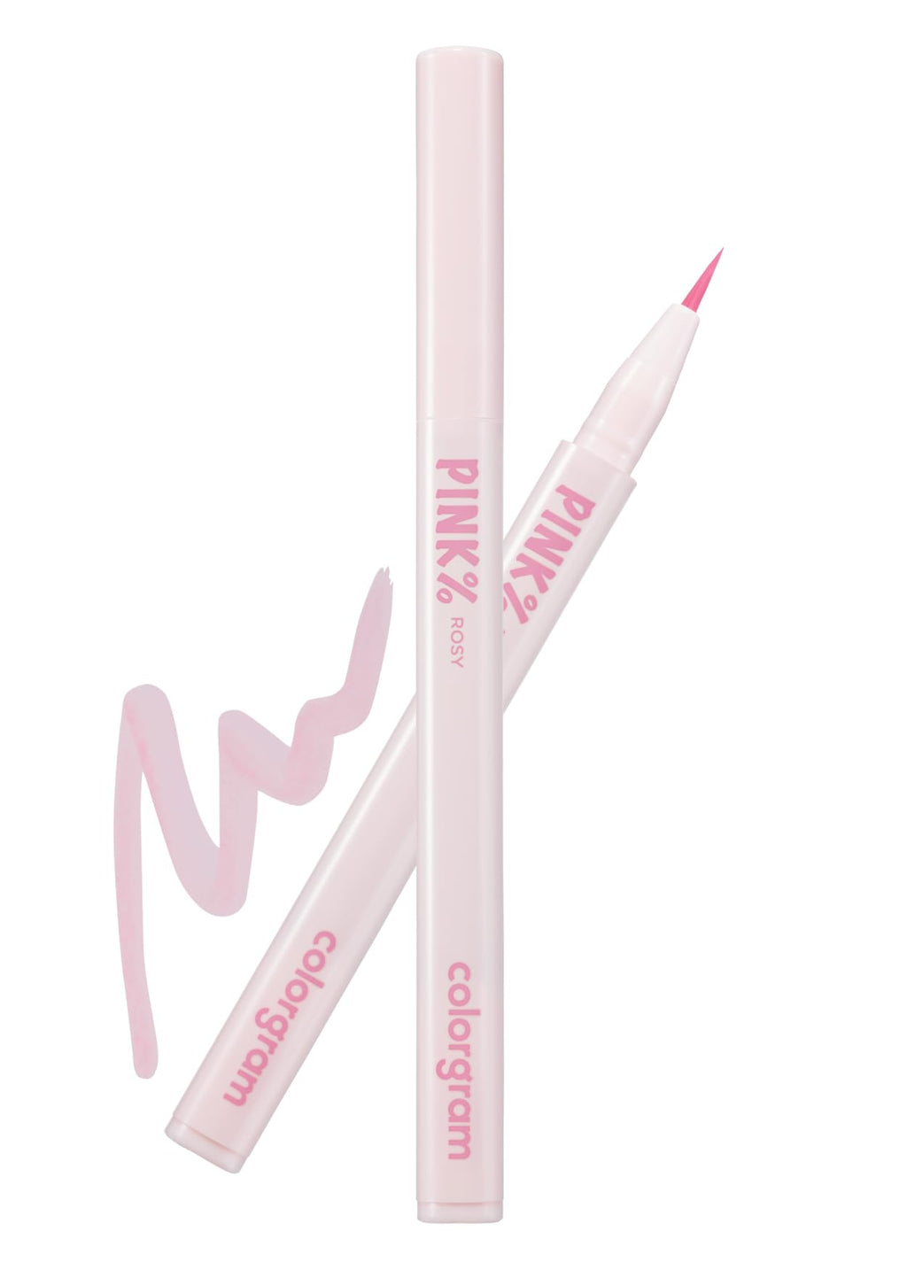 COLORGRAM Shade Re-Forming Brush Liner 04 Pink – Silky-Smooth, Long-Lasting Eyeliner