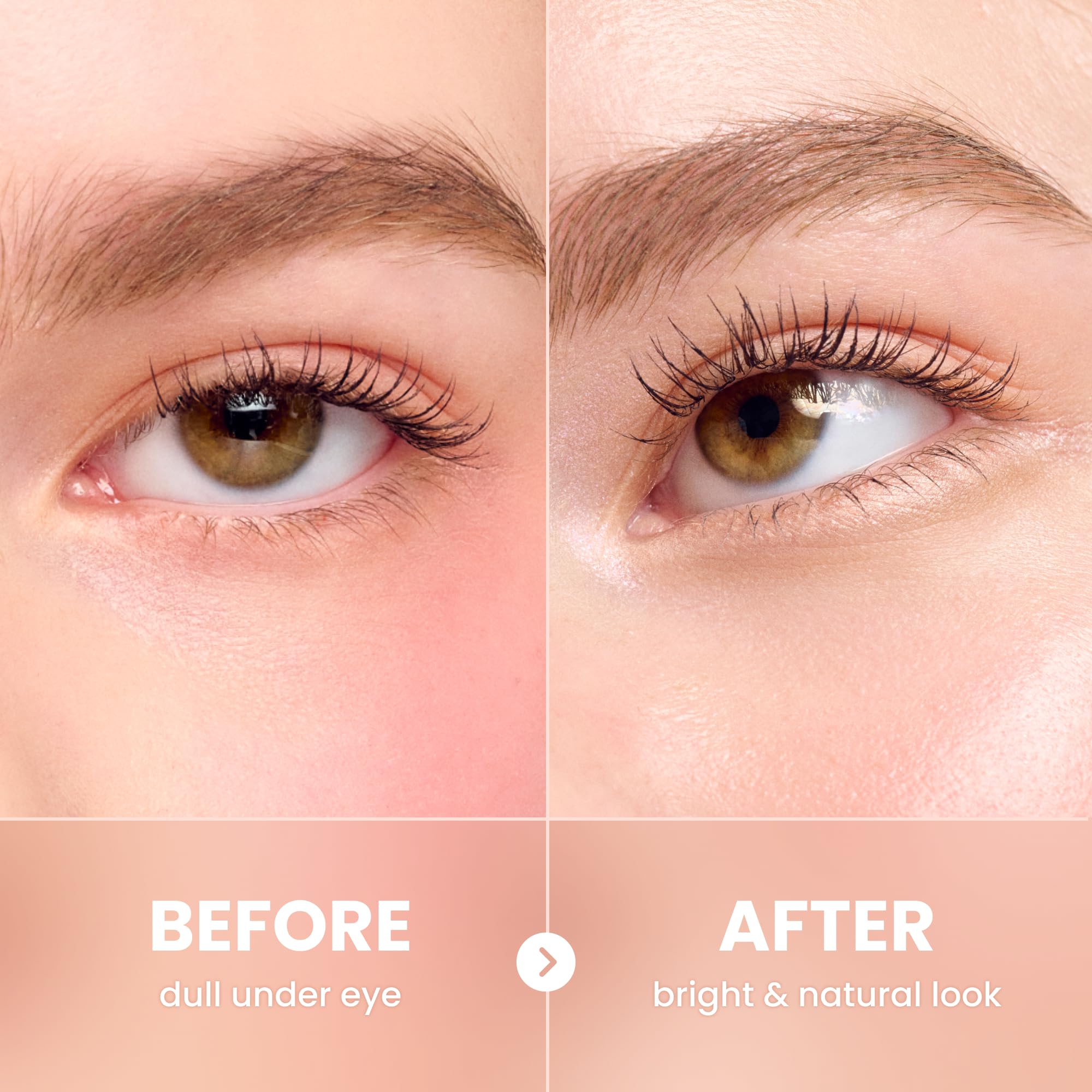 COLORGRAM Under Eye Highlighter Stick 07 Warm Peach | Double-Sided Glow & Contour