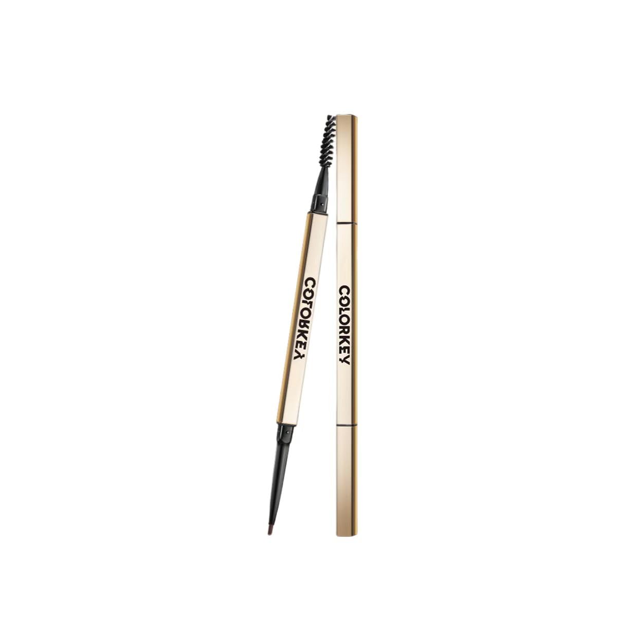 COLORKEY Contour Sketch Eyebrow Pencil – Retractable, Triangular Core, Long-Lasting Earth Brown