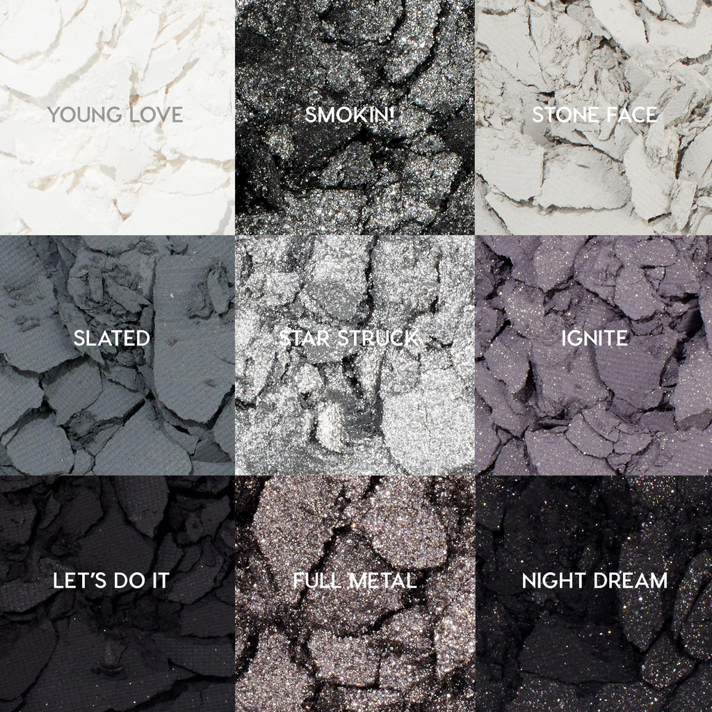 ColourPop Blowin' Smoke Eyeshadow Palette – Silver & Smokey Eye, 0.3 oz