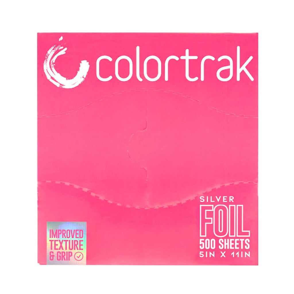 Colortrak Embossed Silver Aluminum Foil Pop-Up Dispenser – 12 Boxes, 6000 Pre-Cut 5x11 Sheets