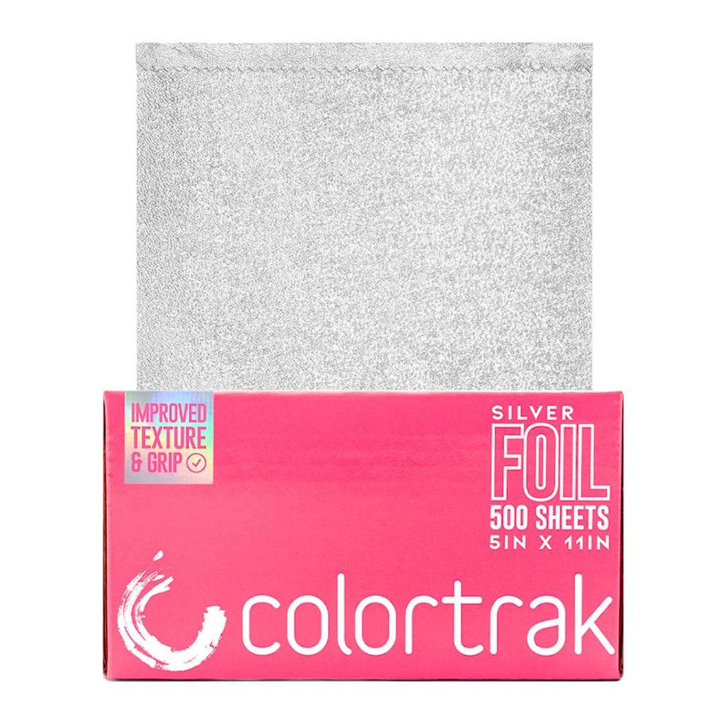 Colortrak Embossed Silver Aluminum Foil Pop-Up Dispenser – 12 Boxes, 6000 Pre-Cut 5x11 Sheets