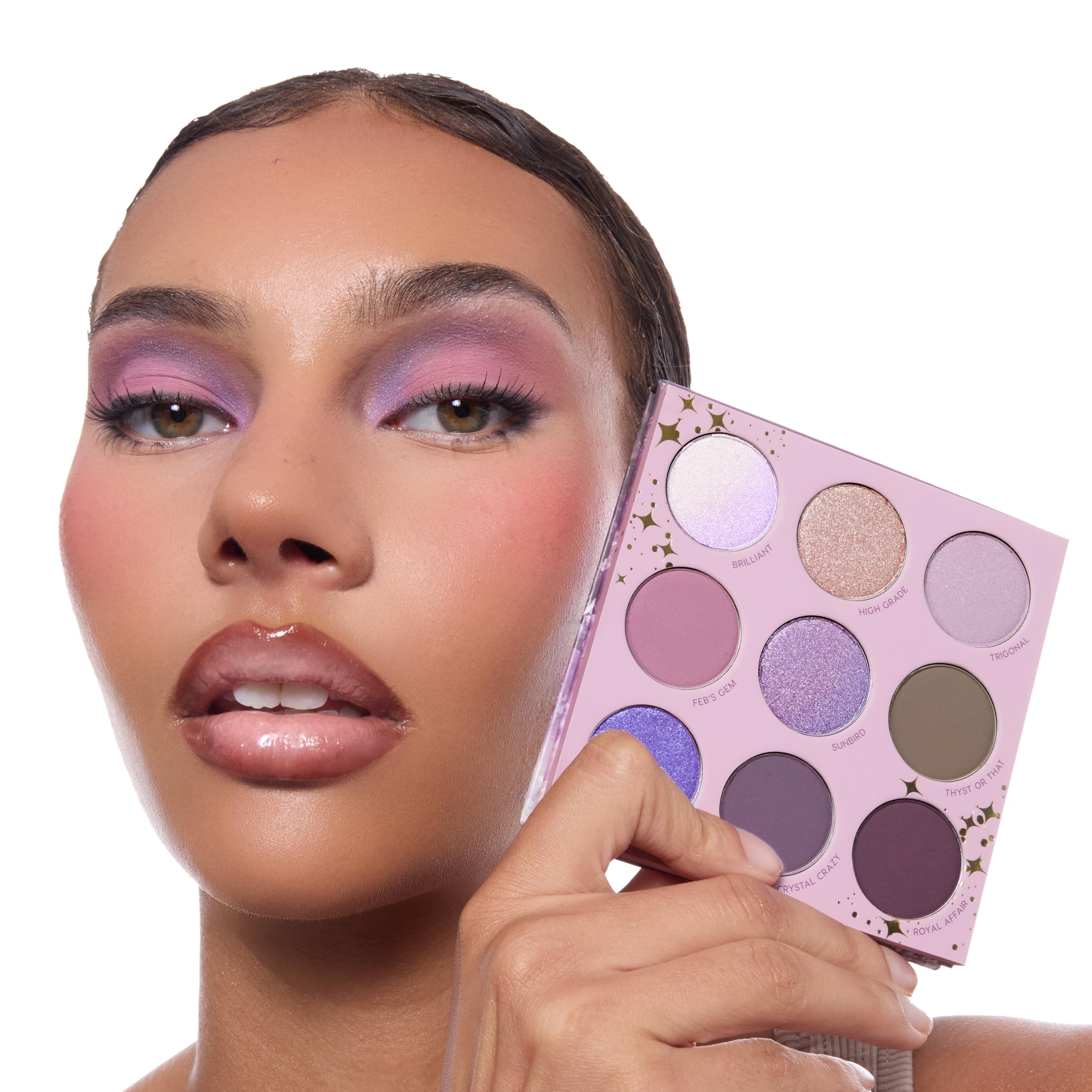 ColourPop All Amethyst Eyeshadow Palette – Metallic Opalescent Duo-Chrome Purples