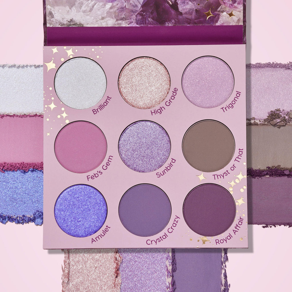 ColourPop All Amethyst Eyeshadow Palette – Metallic Opalescent Duo-Chrome Purples