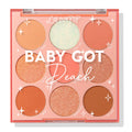 ColourPop Baby Got Peach Eyeshadow Palette – Orange & Coral (9 Sh shades) Matte, Metallic & Glitter – 0.3 oz