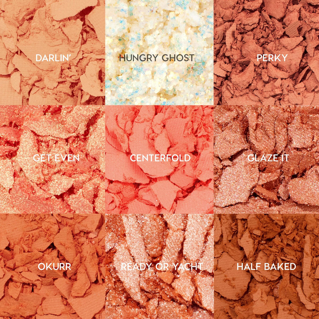 ColourPop Baby Got Peach Eyeshadow Palette – Orange & Coral (9 Sh shades) Matte, Metallic & Glitter – 0.3 oz