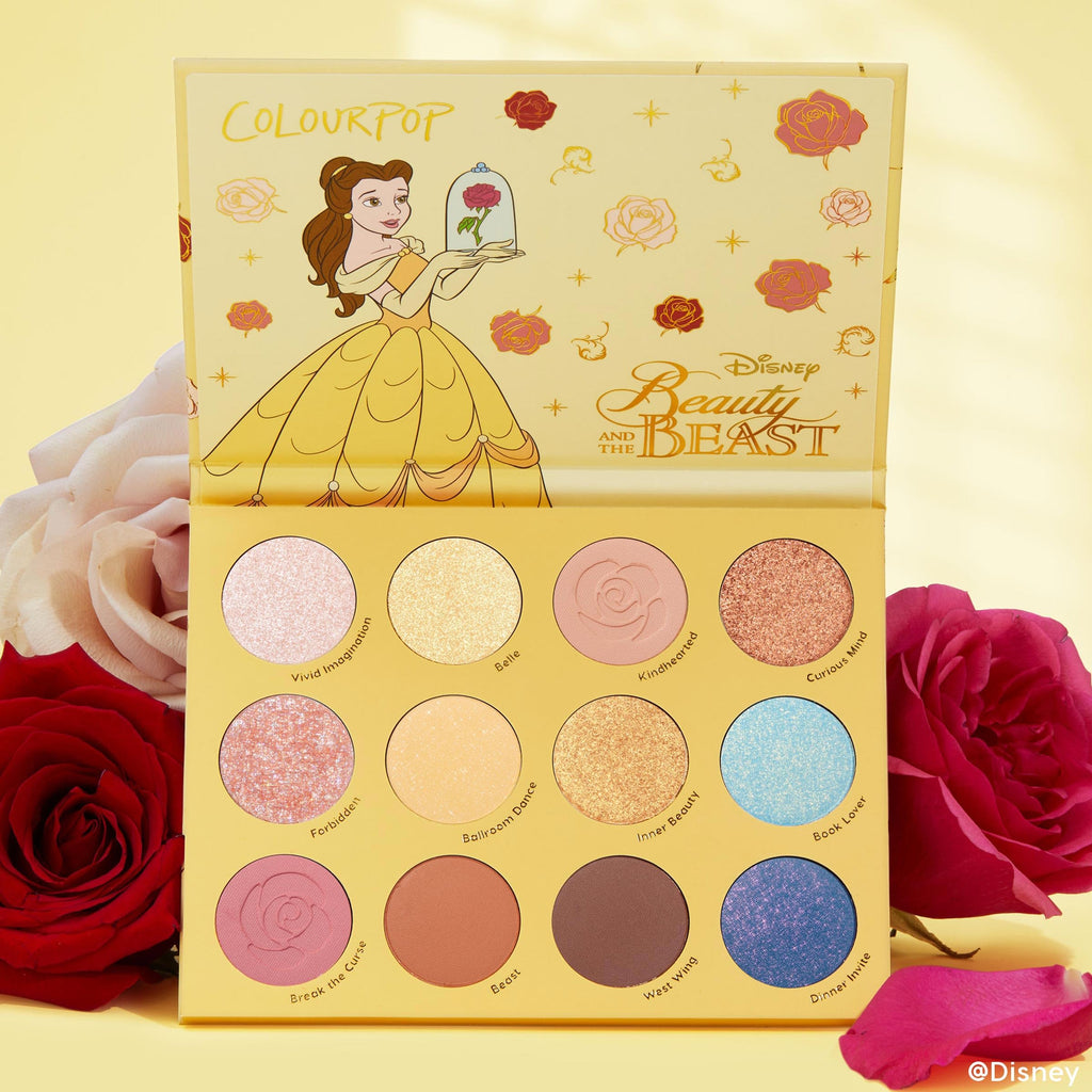 ColourPop x Beauty and the Beast Eyeshadow Palette – Neutral, High-Pigment Finishes