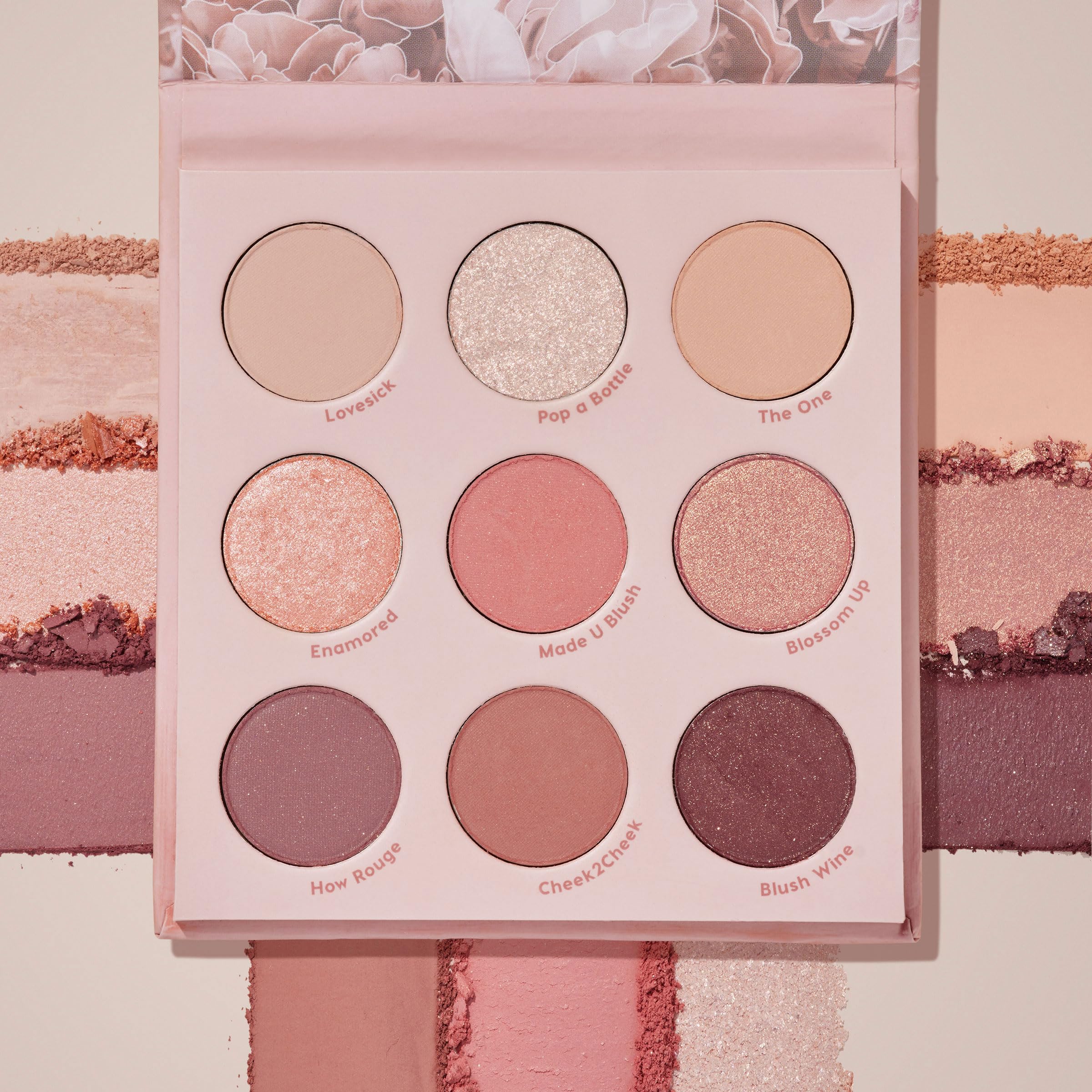 ColourPop Blush Crush Eyeshadow Palette – Brown, Gold & Pink, High-Pigment & Long-Wearing