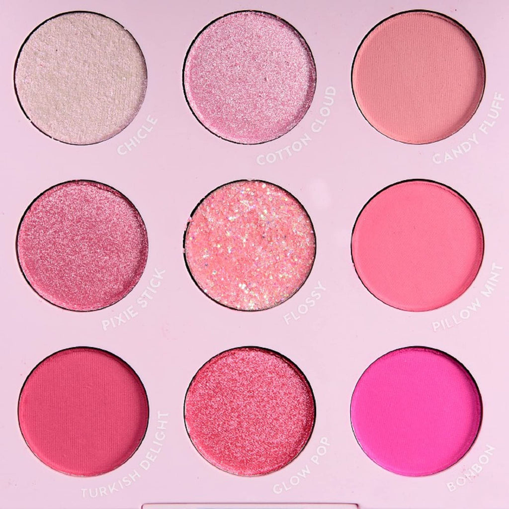 ColourPop Cloud Spun 9-Pan Eyeshadow Palette — Matte, Metallic, Sparkle & Glitter Finishes