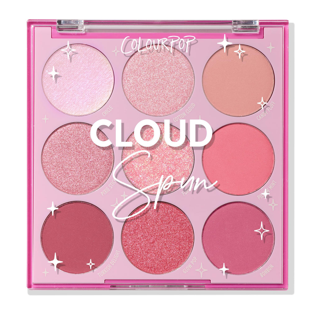 ColourPop Cloud Spun Eyeshadow Palette – Multi-Finish, Long-Wearing