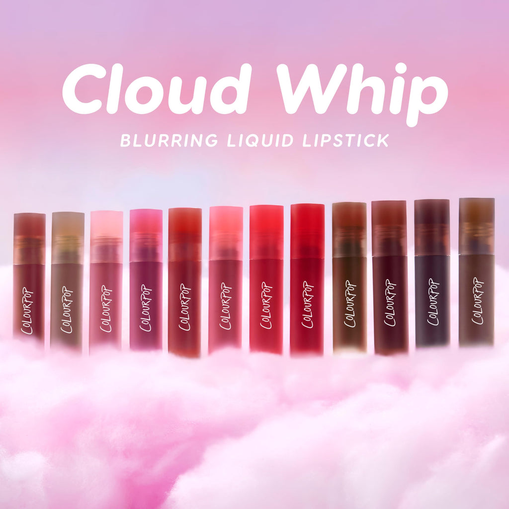 ColourPop Cloud Whip Liquid Lipstick – Mile High | Soft Blur Finish with Marshmallow, Cloudberry & Hyaluronic Acid