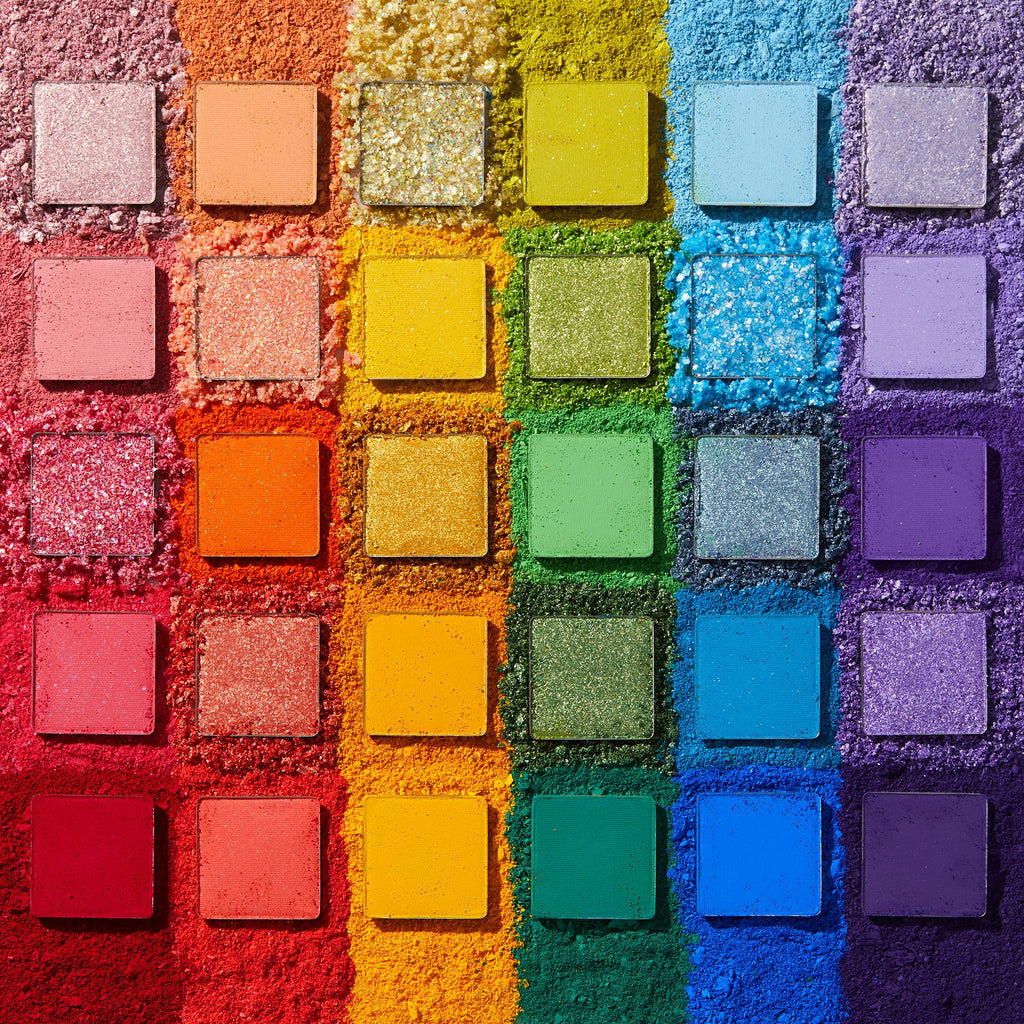 ColourPop Fade Into Hue Eyeshadow Palette – Matte, Metallic & Glitter Finishes, Long-Wearing