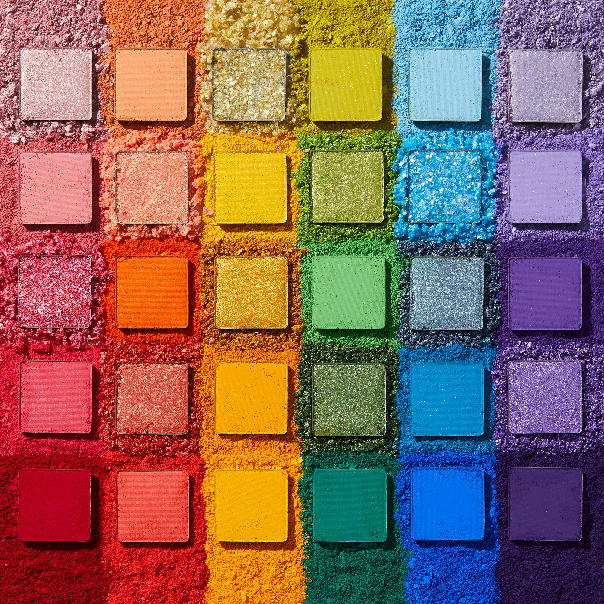 ColourPop Fade Into Hue Eyeshadow Palette – Matte, Metallic & Glitter Finishes, Long-Wearing