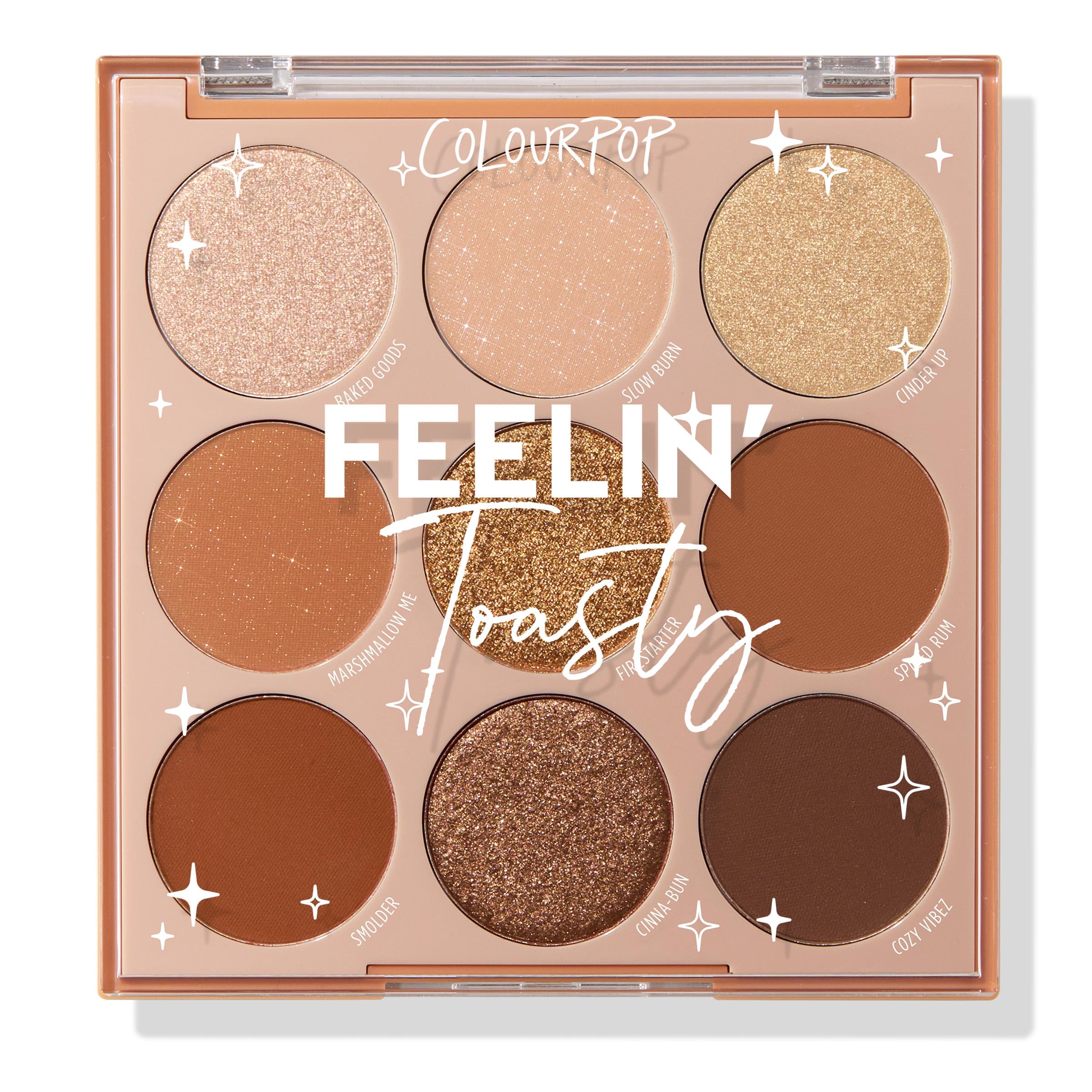 ColourPop Feelin' Toasty Eyeshadow Palette – Multi-Finish, Long-Wearing Eye Makeup