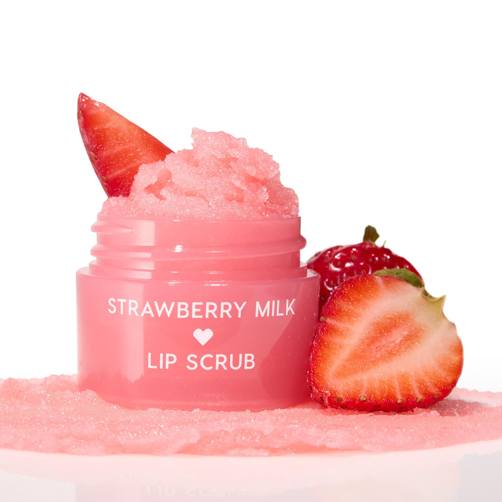 ColourPop Fresh Kiss Exfoliating Lip Scrub – Nourish & Buff Lips (Strawberry Milk, 0.37 oz)