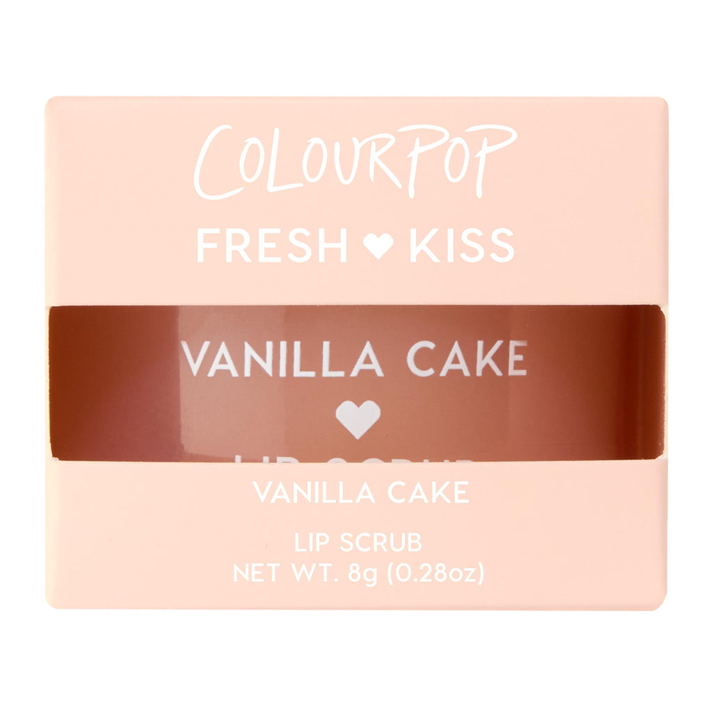 ColourPop Fresh Kiss Exfoliating Lip Scrub – Vanilla Cake, Nourishing Lip Buff (0.37 oz)