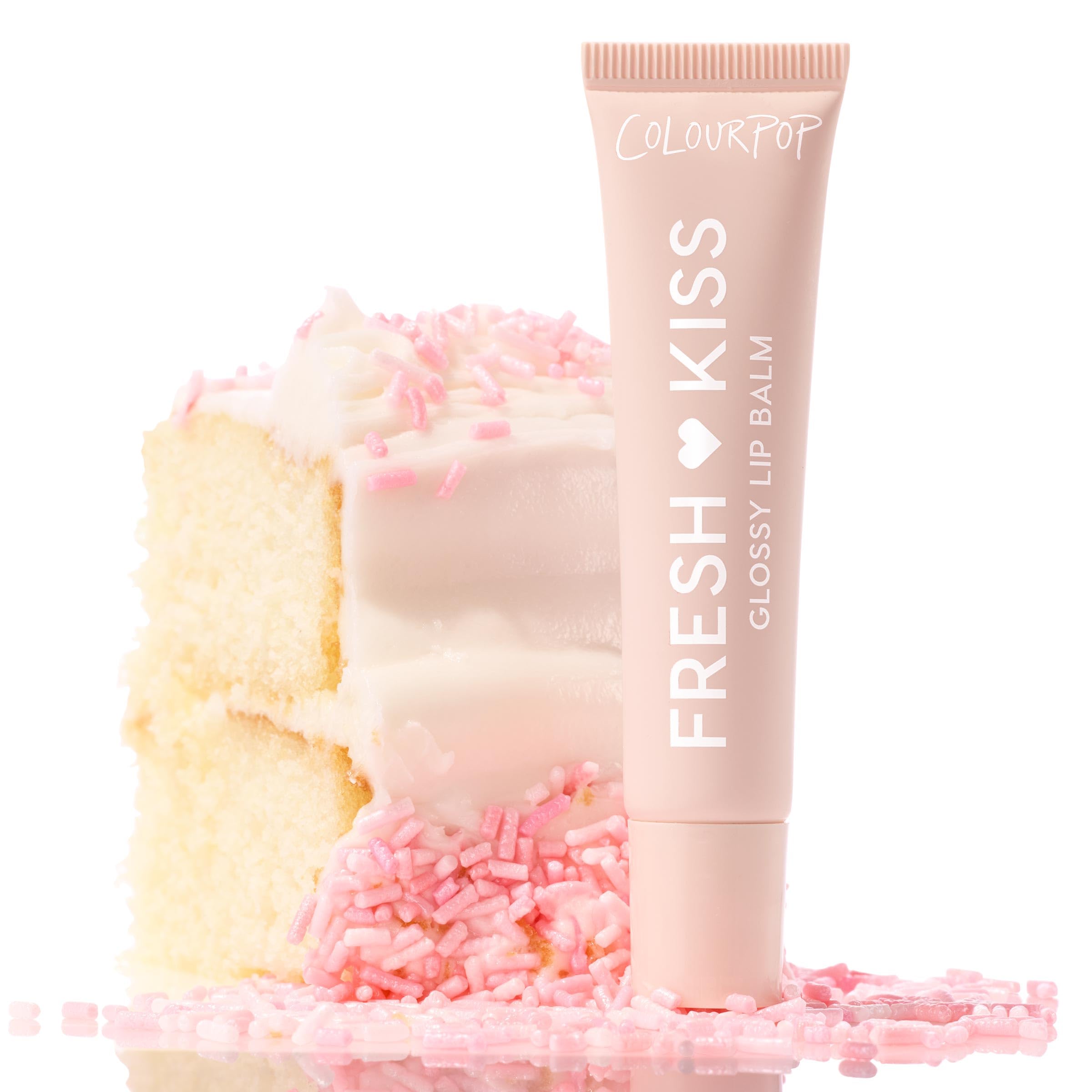 ColourPop Fresh Kiss Glossy Lip Balm – Hydrating Lip Care (Vanilla Cake, 2 Count)