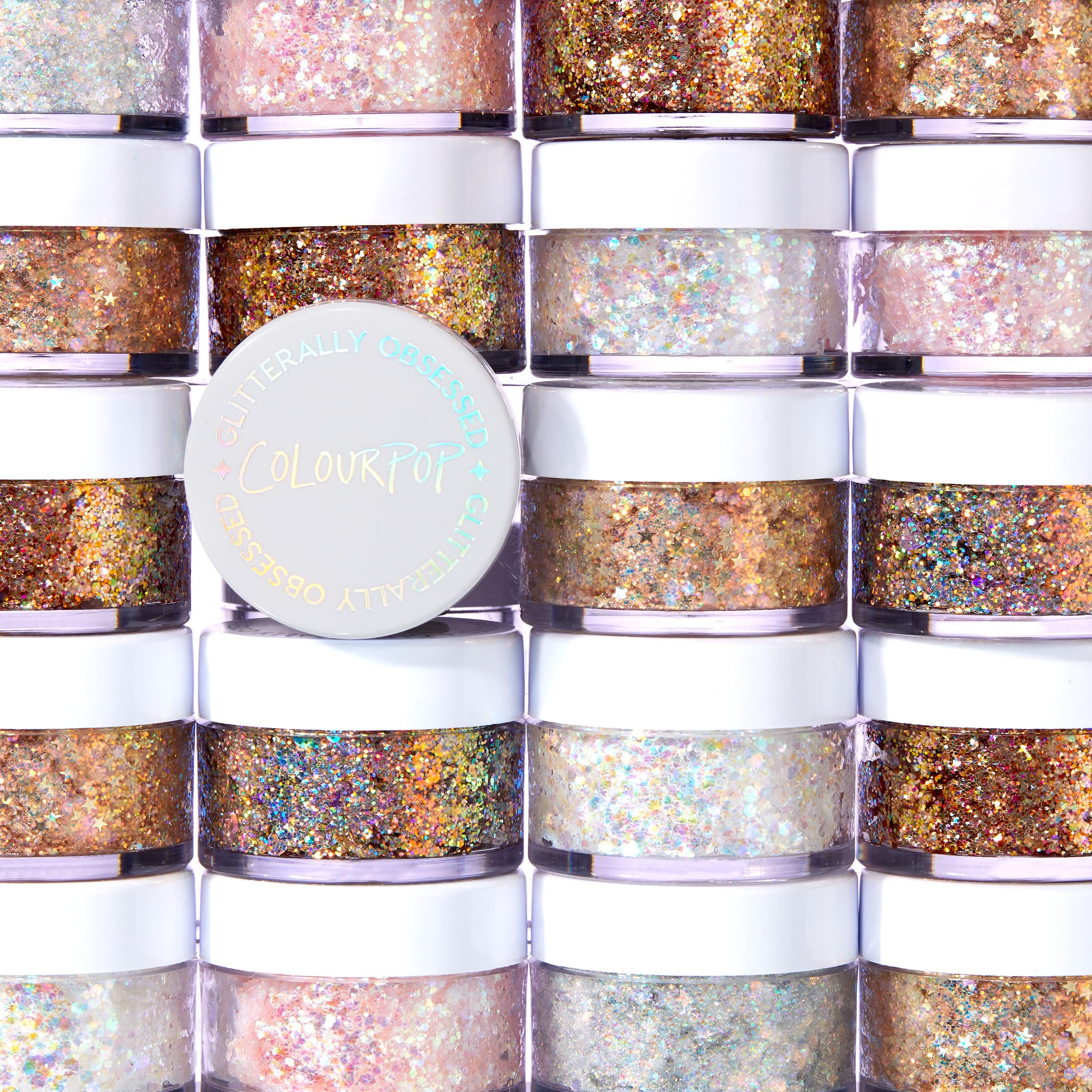 ColourPop Glitterally Obsessed Body Glitter Gel – Multi-Colored Sparkle (0.06 oz)