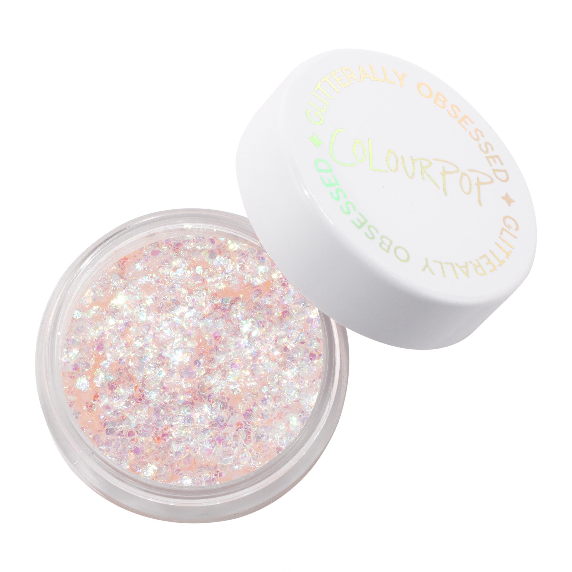 ColourPop Glitterally Obsessed Body Glitter Gel – Multi-Colored Sparkle (0.06 oz)