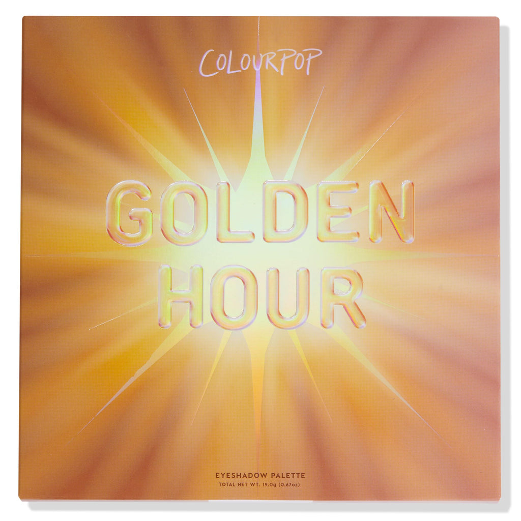 ColourPop Golden Hour Eyeshadow Palette – Sunset Tones, High-Pigment