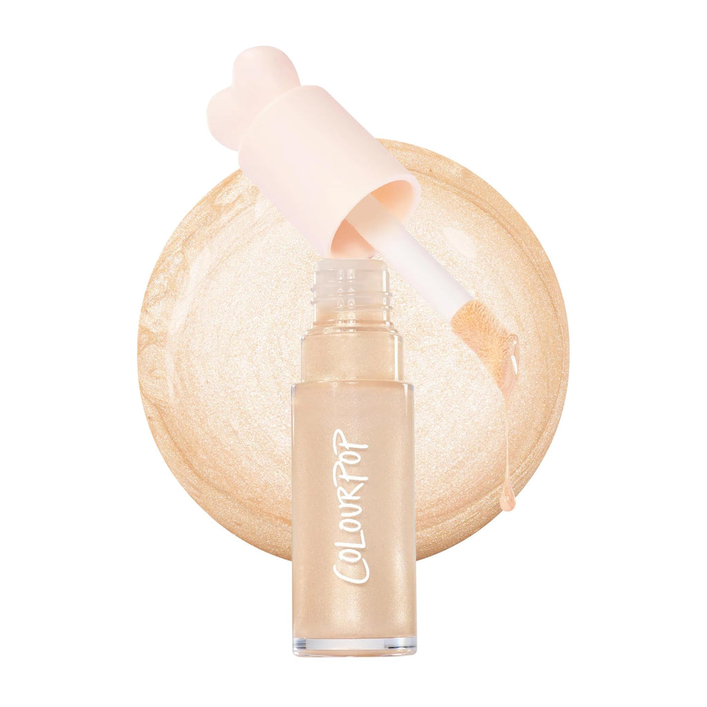 ColourPop Hi-Lite Dewy Liquid Highlighter – Sugar Donut, Ultra-Reflective Glow