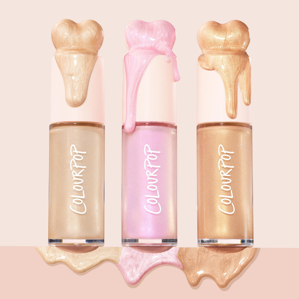 ColourPop Hi-Lite Dewy Liquid Highlighter – Sugar Donut, Ultra-Reflective Glow