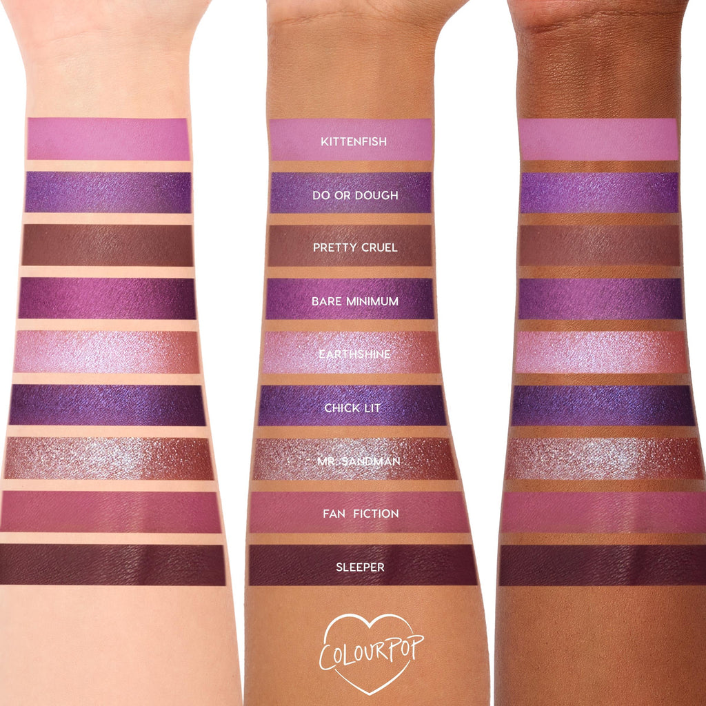 ColourPop It's My Pleasure Eyeshadow Palette – Matte, Metallic & Glitter Finishes
