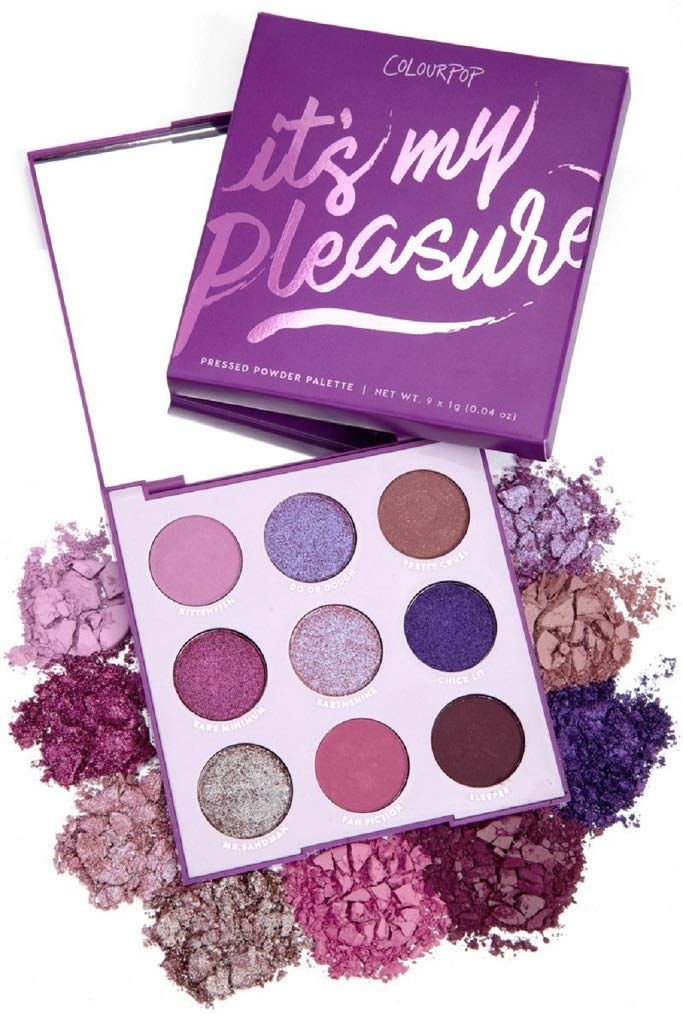 ColourPop Its My Pleasure Purple Eyeshadow Palette | Rich Jewel Tones & Metallic Finishes