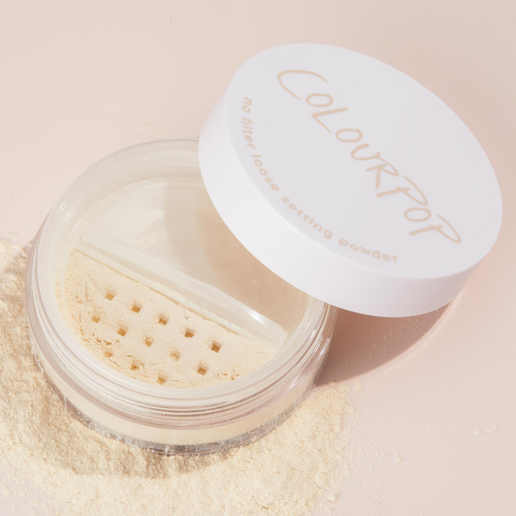 ColourPop No Filter Loose Setting Powder — Translucent Soft-Matte Finish (0.3 oz) | Vegan & Cruelty-Free