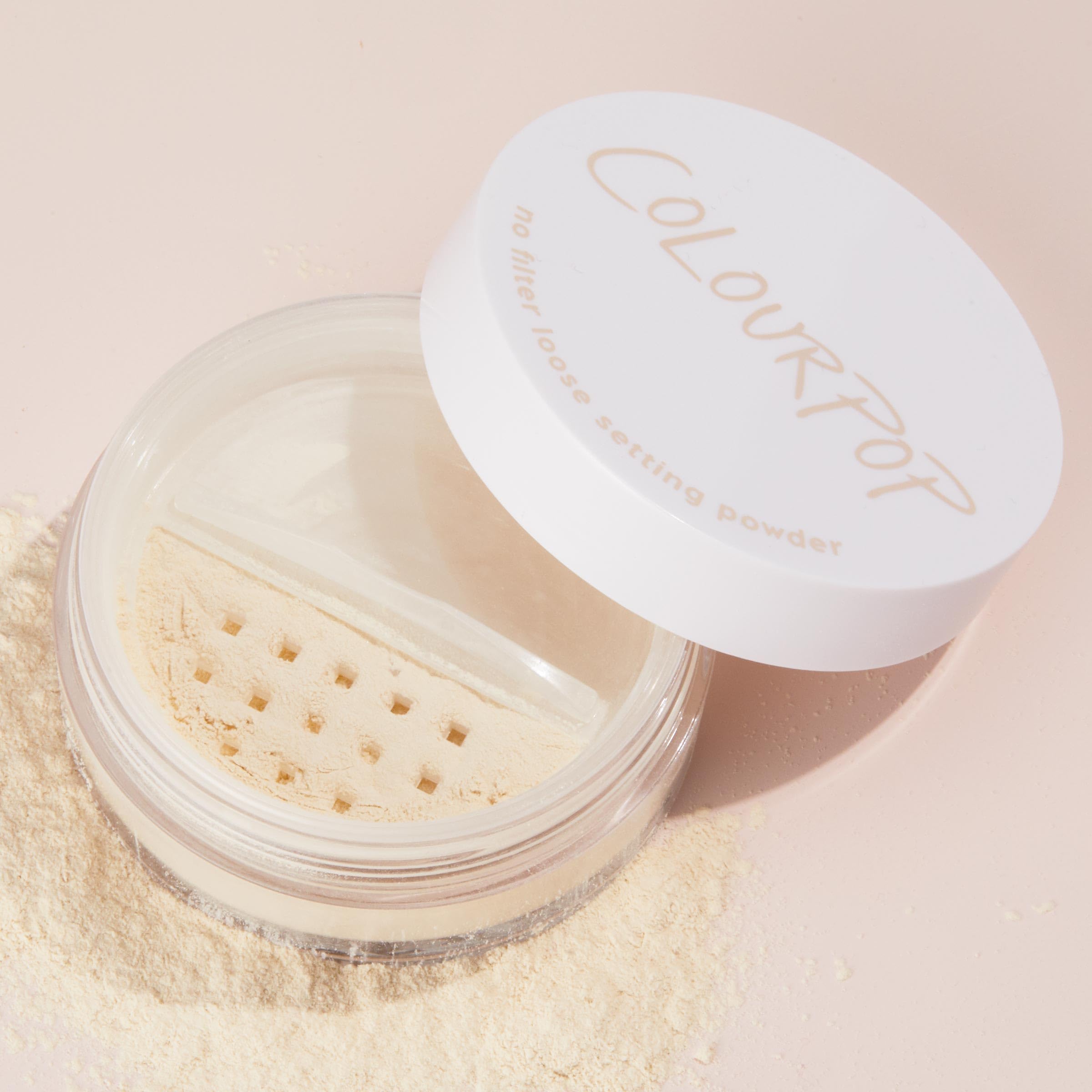 ColourPop No Filter Loose Setting Powder — Translucent Soft-Matte Finish (0.3 oz) | Vegan & Cruelty-Free