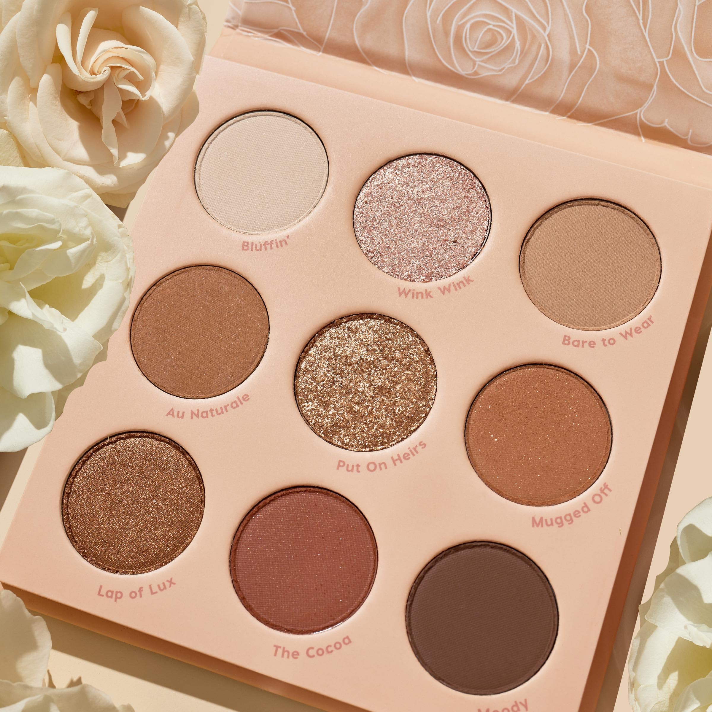 ColourPop Nude Mood Eyeshadow Palette – Brown & Copper Tones, Long-Wearing