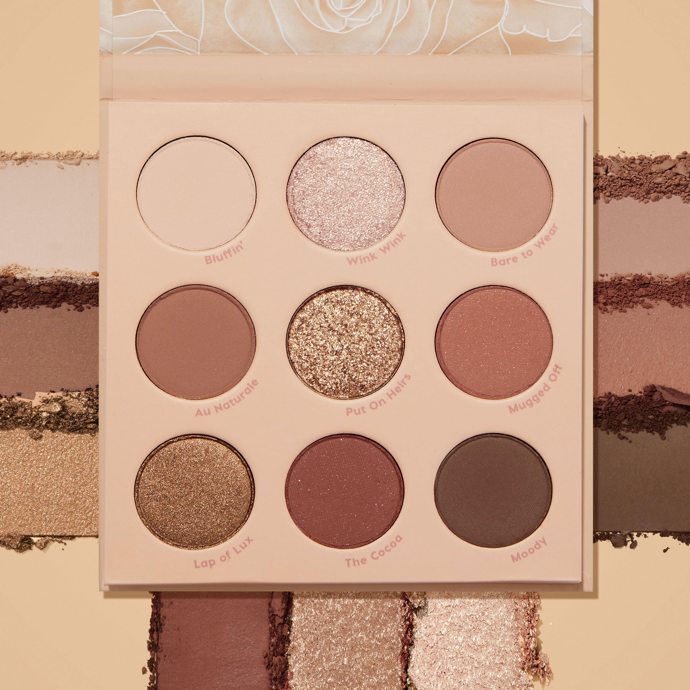 ColourPop Nude Mood Eyeshadow Palette – Brown & Copper Tones, Long-Wearing